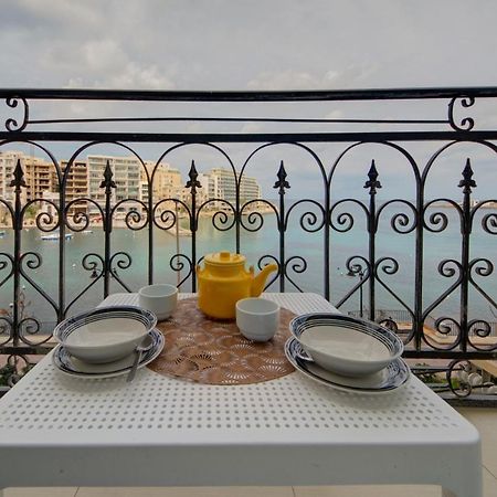 St Julians 2 Bedroom Apartment With Commanding Seaviews By Shortletsmalta San Ġiljan Extérieur photo